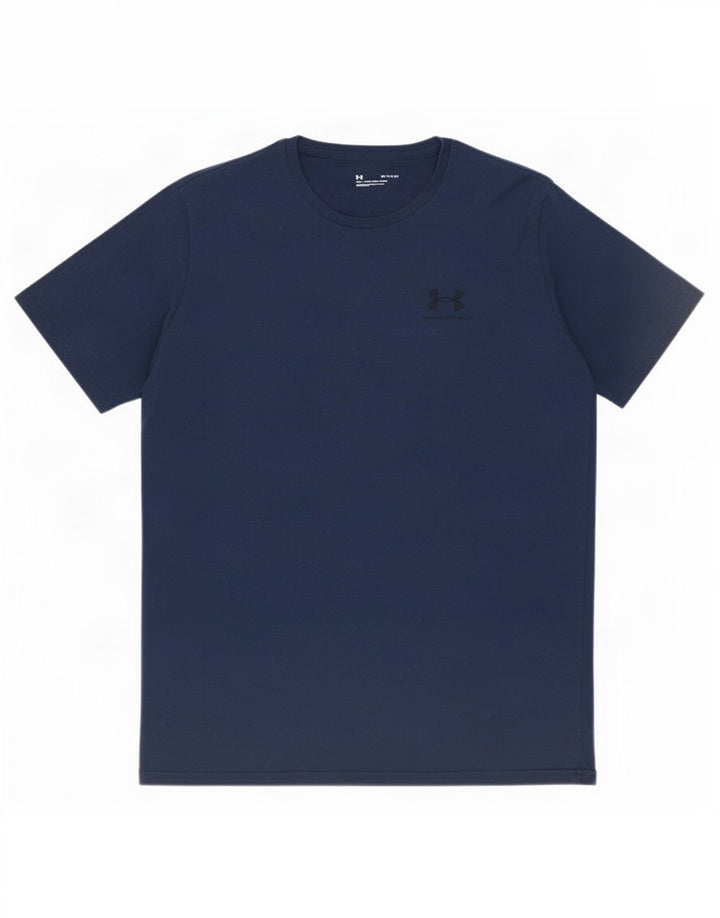 Under Armour Mens T-Shirt Top XL Navy Blue