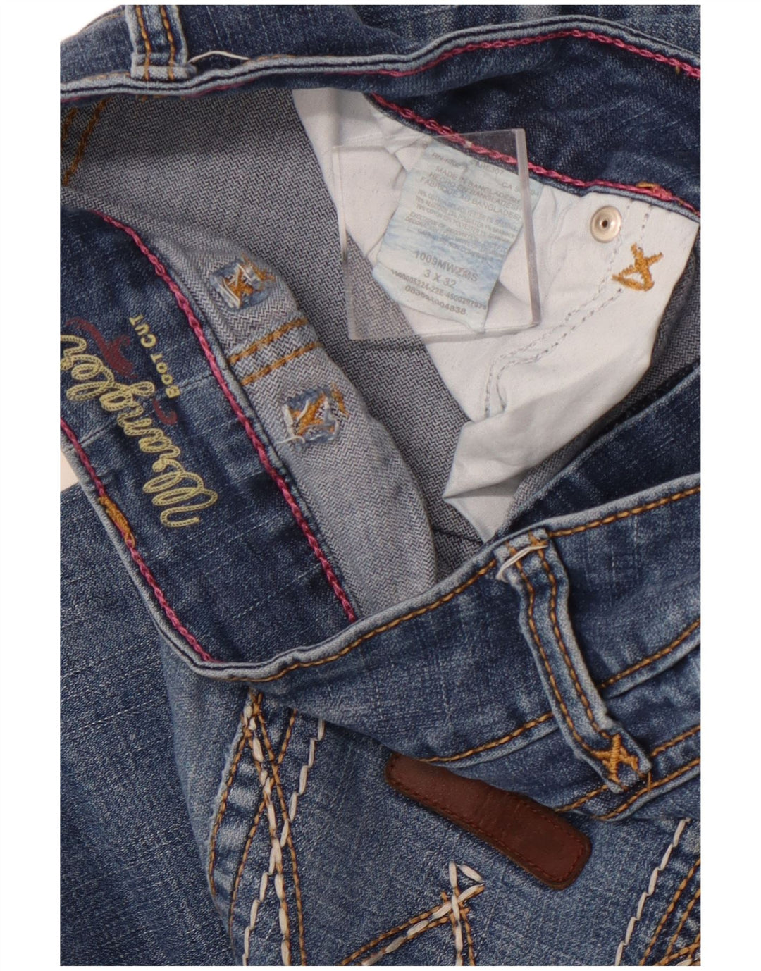 WRANGLER Womens Bootcut Jeans US 3 Small W30 L32 Blue Cotton