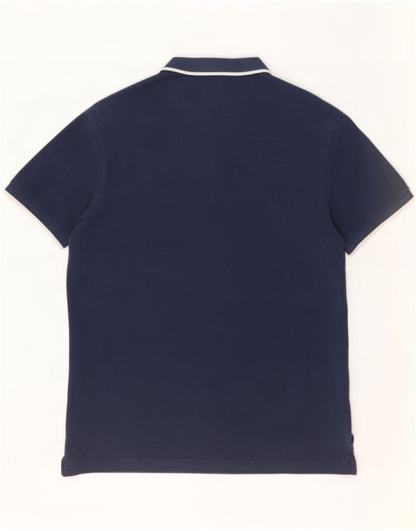Levi's Mens Slim Fit Polo Shirt Large Navy Blue Cotton