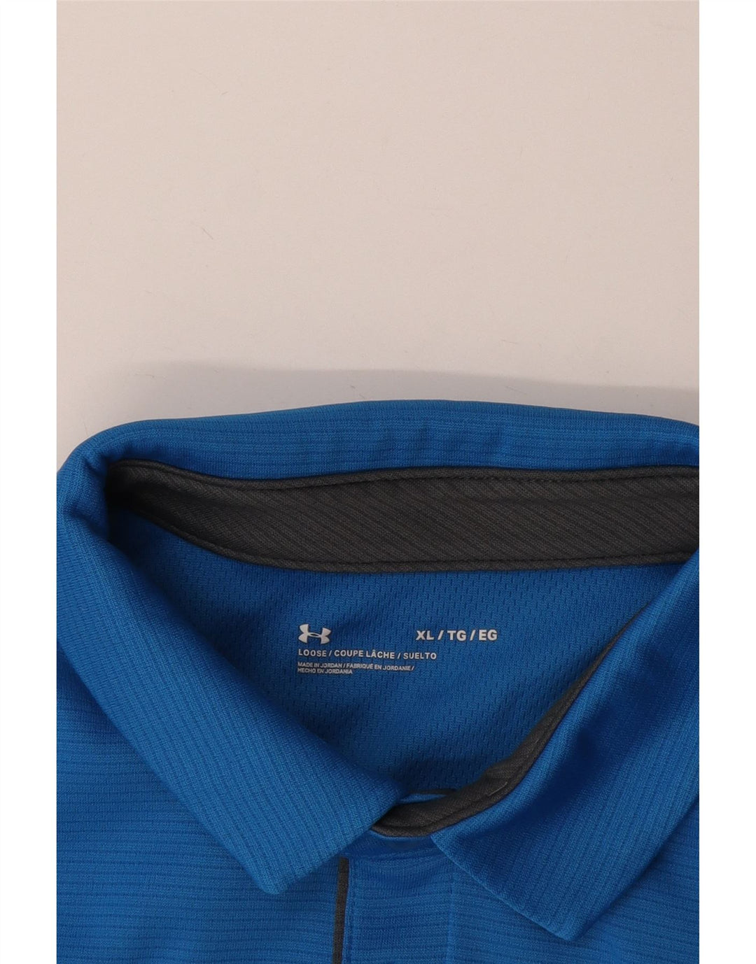 Under Armour Mens Polo Shirt XL Blue