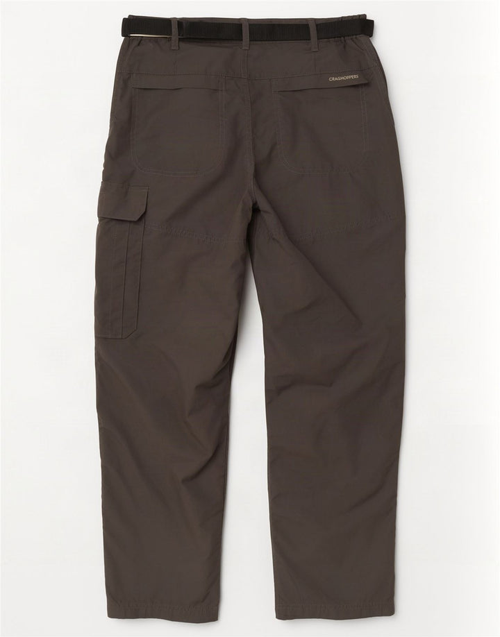 CRAGHOPPERS Mens Straight Cargo Trousers W34 L28 Grey Polyester