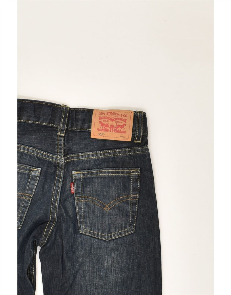 LEVI'S Boys 505 Regular Straight Jeans 5-6 Years W20 L16  Blue Cotton | Vintage Levi's | Thrift | Second-Hand Levi's | Used Clothing | Messina Hembry 