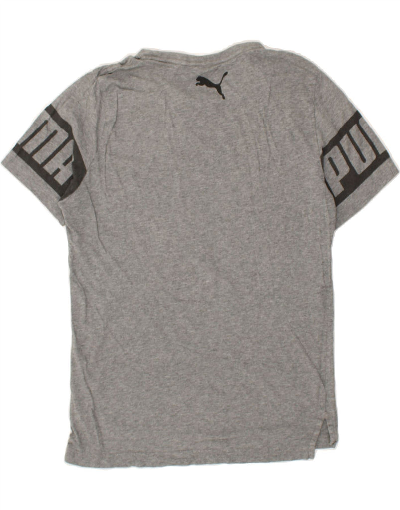 PUMA Mens T-Shirt Top Small Grey | Vintage Puma | Thrift | Second-Hand Puma | Used Clothing | Messina Hembry 