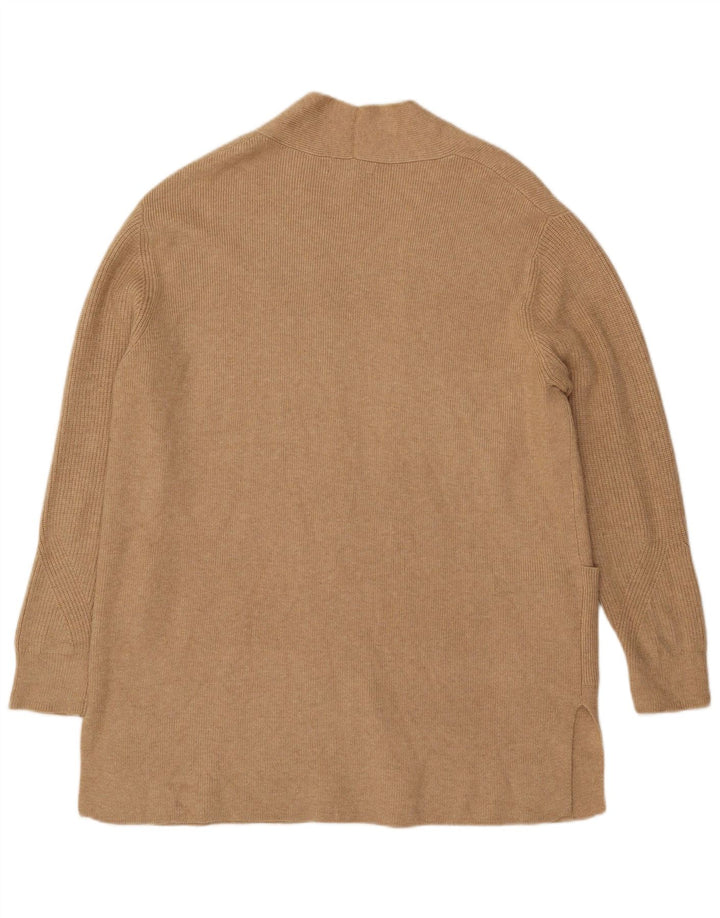 Marks & Spencer Womens Oversized Longline Cardigan Sweater UK 18 XL Beige