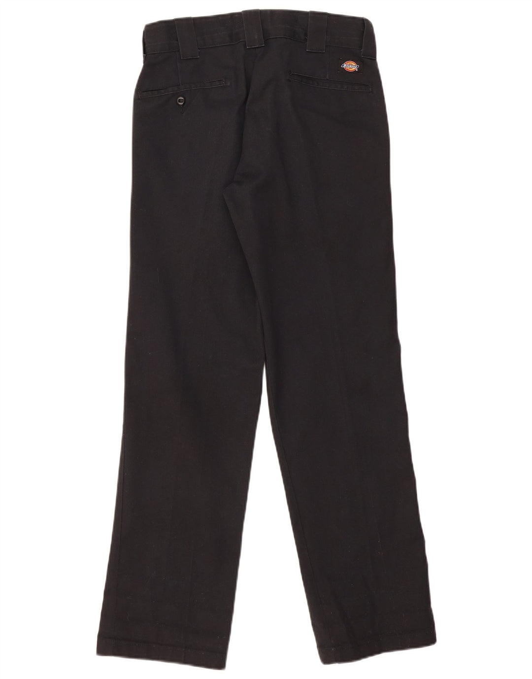 Dickies Mens Slim Straight Chino Trousers W30 L32 Black Polyester