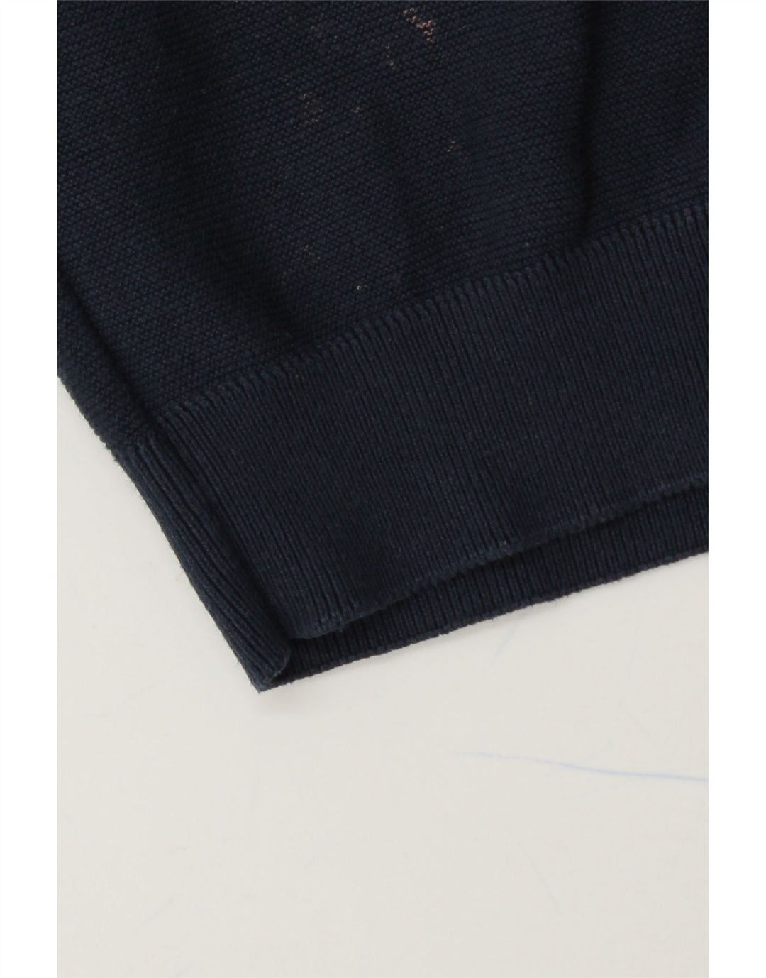 MUSTANG Mens Crew Neck Jumper Sweater Medium Navy Blue Cotton Vintage Mustang and Second-Hand Mustang from Messina Hembry 