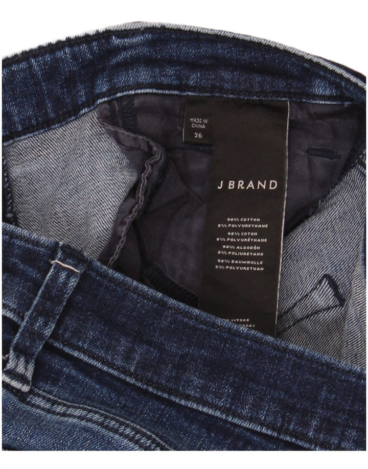 J Brand Womens Slim Jeans W26 L27 Blue Cotton