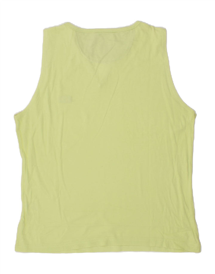 ASICS Girls Vest Top 12-13 Years Green Cotton Vintage Asics and Second-Hand Asics from Messina Hembry 