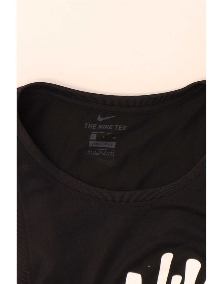 Nike Womens Graphic Vest Top UK 10 Small Black