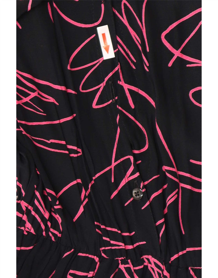 Yessica Womens By C&A Abstract Pattern Maxi Dress EU 40 Medium Black