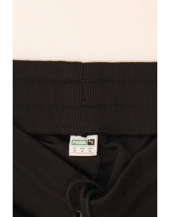 Puma Mens Tracksuit Trousers Medium Black Polyester
