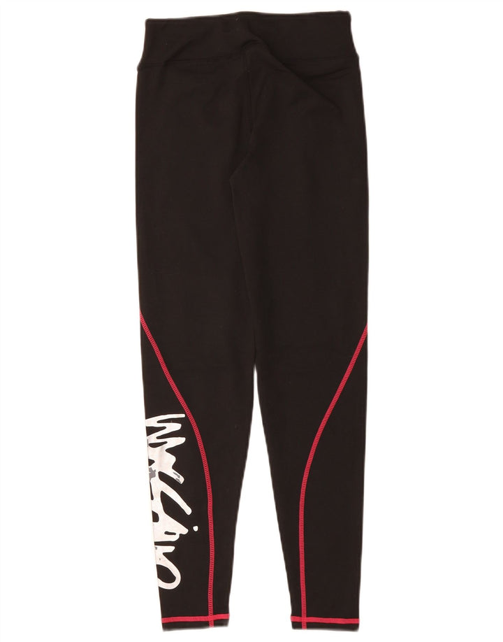 MOSSIMO Girls Graphic Leggings 9-10 Years  Black