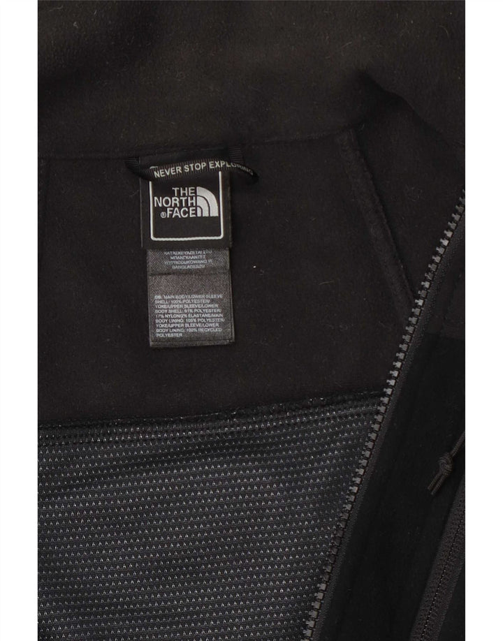The North Face Mens Rain Jacket UK 40 Large Black Colourblock Polyester