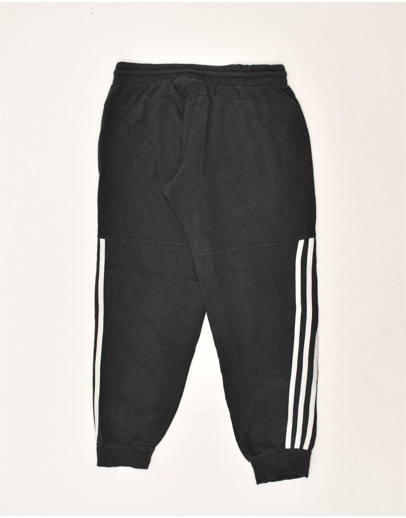 ADIDAS Womens Tracksuit Trousers Joggers UK 8-10Small Black Cotton | Vintage Adidas | Thrift | Second-Hand Adidas | Used Clothing | Messina Hembry 