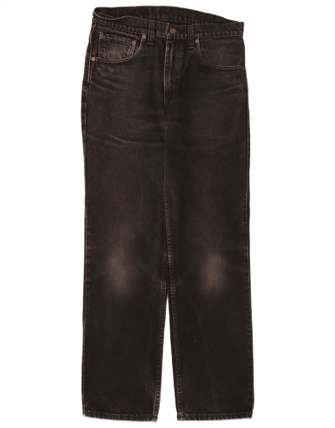 Levi's Mens 516 Straight Jeans W32 L30 Black Cotton