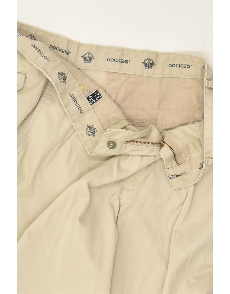 DOCKERS Mens Pegged Chino Trousers W38 L32 Beige | Vintage Dockers | Thrift | Second-Hand Dockers | Used Clothing | Messina Hembry 