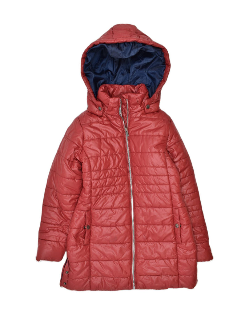 PEPE JEANS Girls Hooded Padded Coat 11-12 Years Red Nylon | Vintage PEPE Jeans | Thrift | Second-Hand PEPE Jeans | Used Clothing | Messina Hembry 