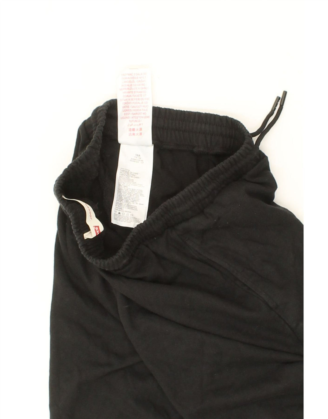 LEVI'S Boys Graphic Sport Shorts 15-16 Years  Black Cotton Vintage Levi's and Second-Hand Levi's from Messina Hembry 