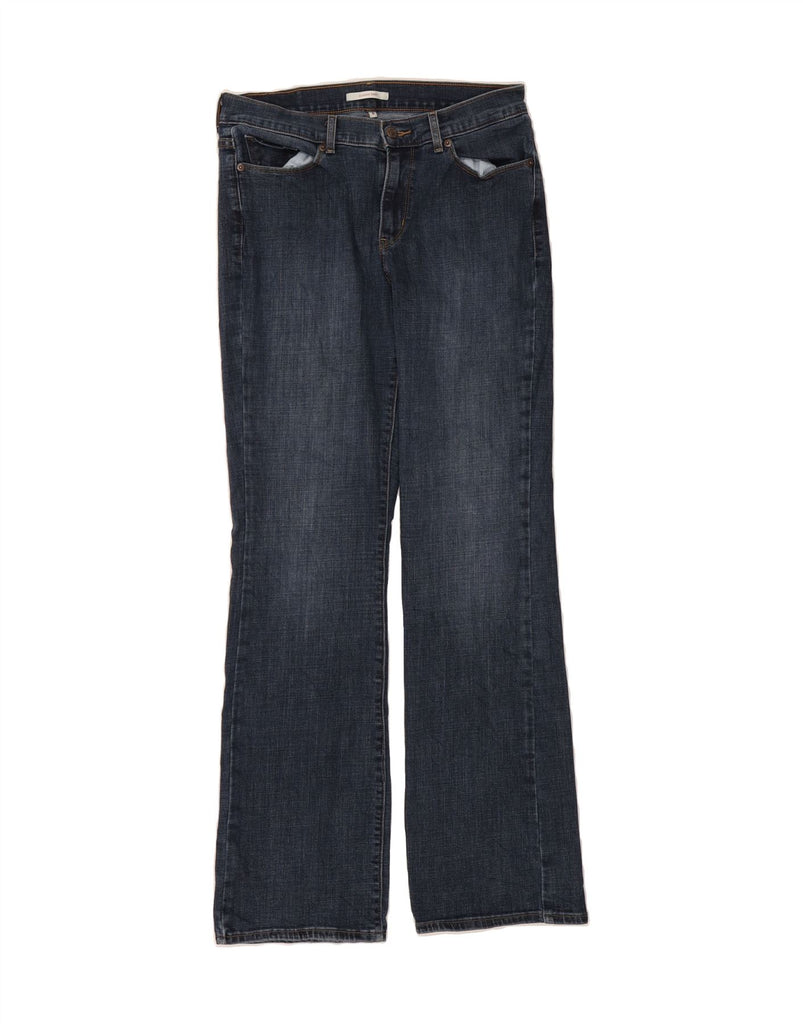 LEVI'S Womens Classic Fit Bootcut Jeans US 8 Medium W28 L31 Navy Blue Vintage Levi's and Second-Hand Levi's from Messina Hembry 