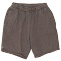 Lacoste Mens Sport Shorts Size 4 Medium Grey Flecked Cotton
