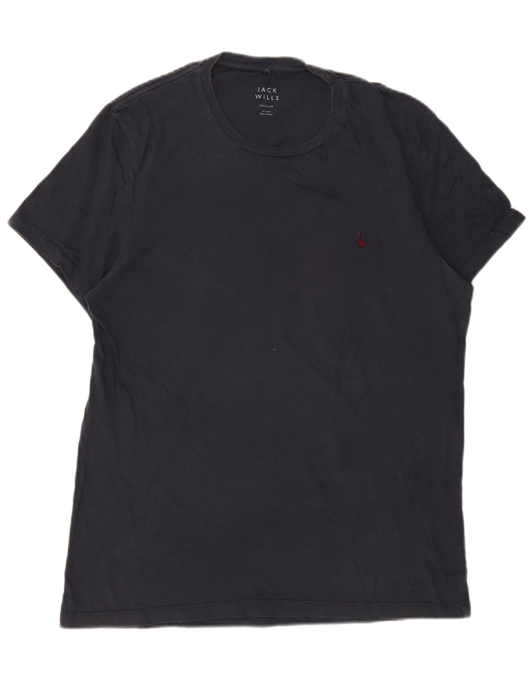 Jack Wills Mens T-Shirt Top Medium Navy Blue Cotton