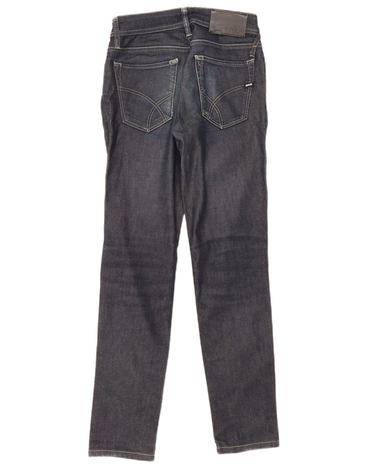 Gas Womens Slim Jeans W28 L29 Navy Blue Cotton