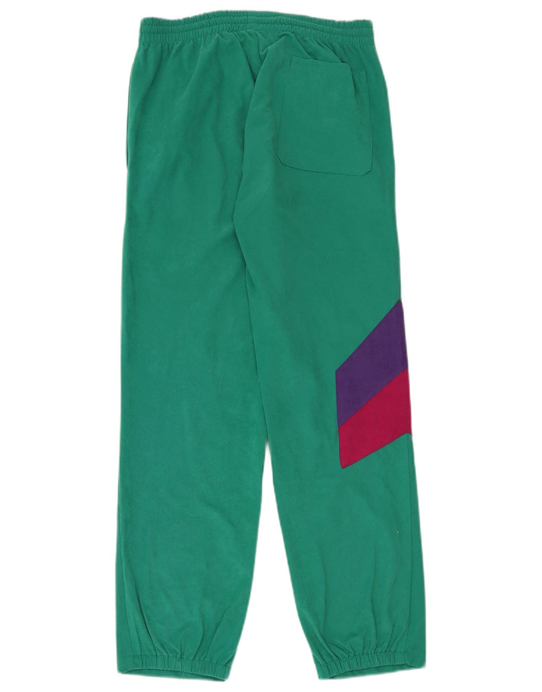 Vintage Womens Full Tracksuit UK 14 Medium  Green Colourblock Polyester