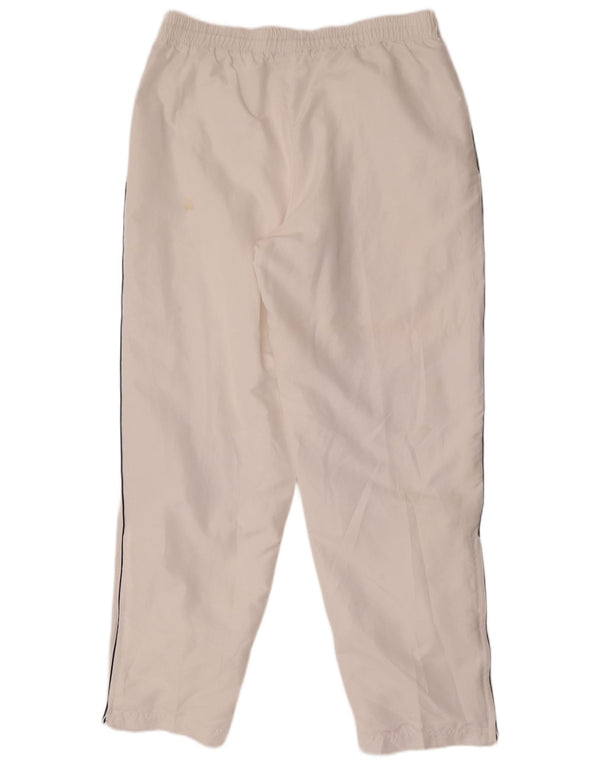 Adidas Mens Tracksuit Trousers Large White Polyester