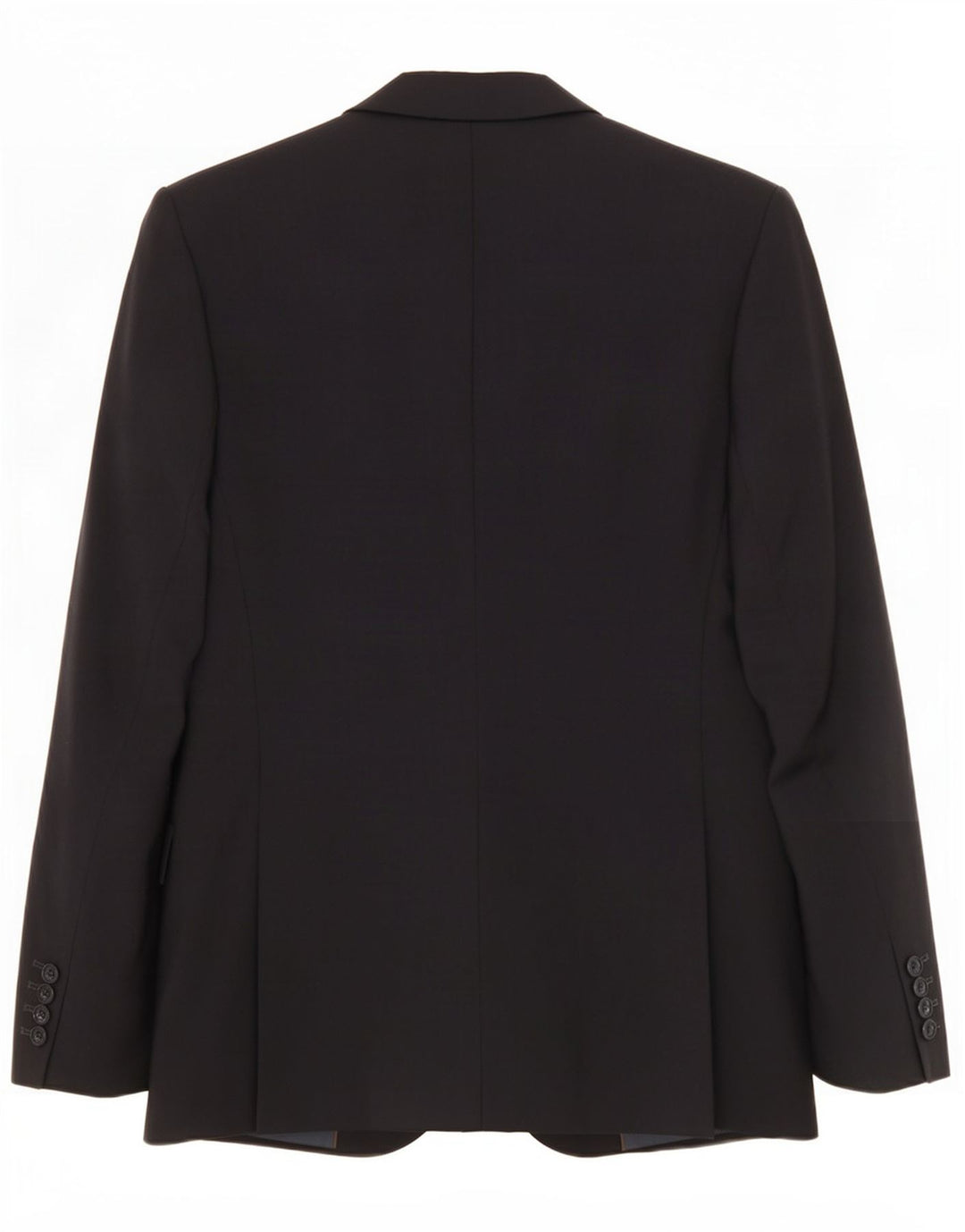 Zara Mens 2 Button Blazer Jacket Size 50 Medium Black Wool