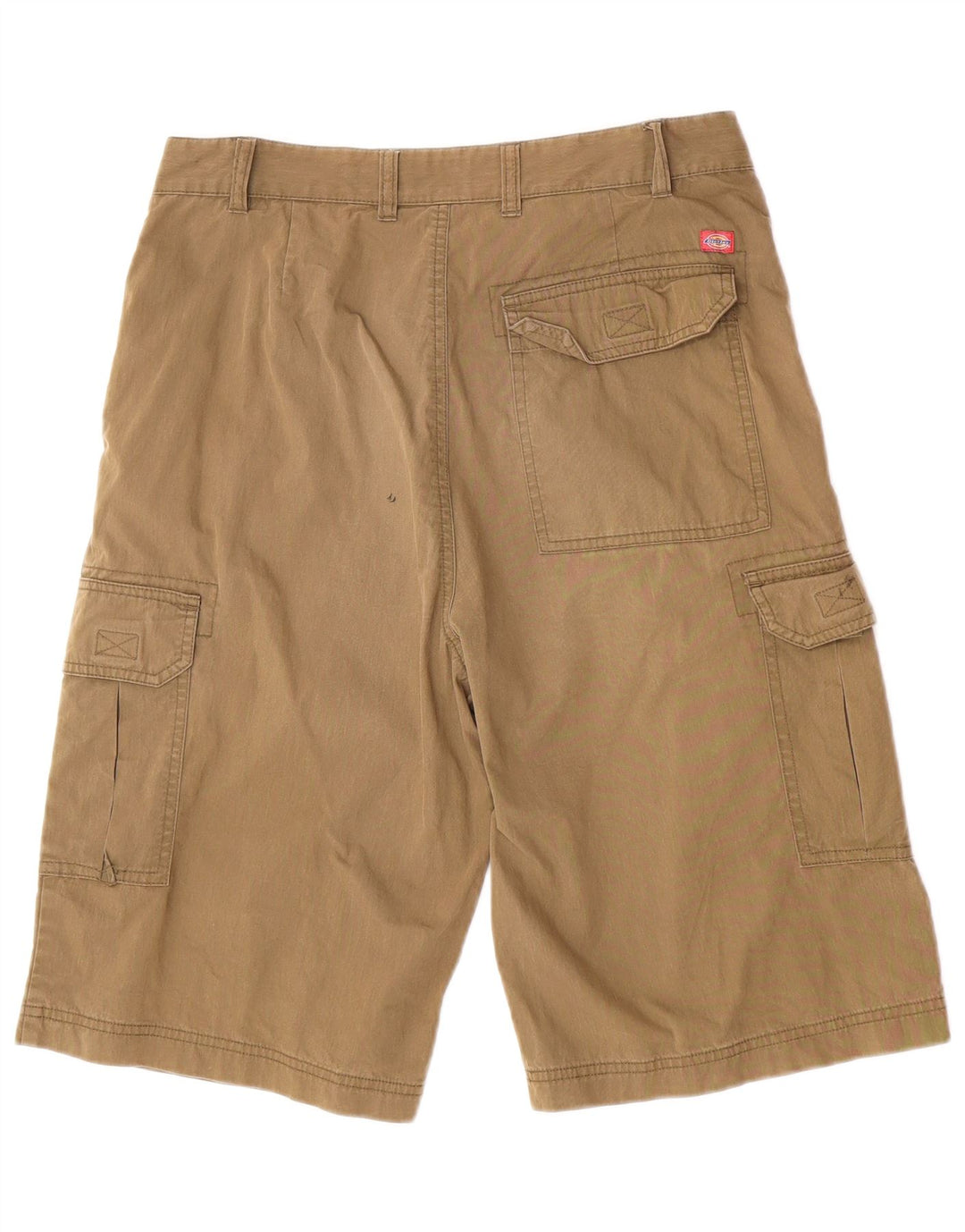 Dickies Mens Cargo Shorts Medium W33 Khaki Cotton