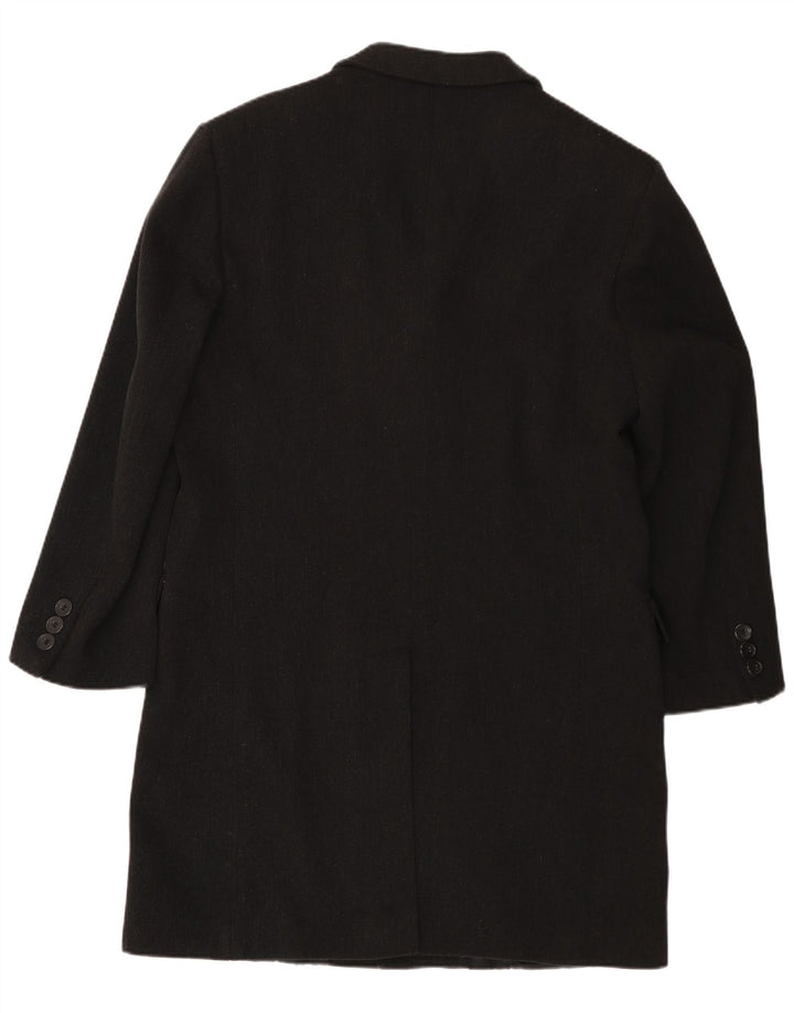 Conbipel Mens Overcoat IT 52 Large Black Wool