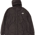The North Face Womens Hooded Rain Jacket UK 44 2XL Black Polyester