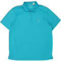 IZOD Mens Polo Shirt 2XL Blue Polyester Vintage Izod and Second-Hand Izod from Messina Hembry 