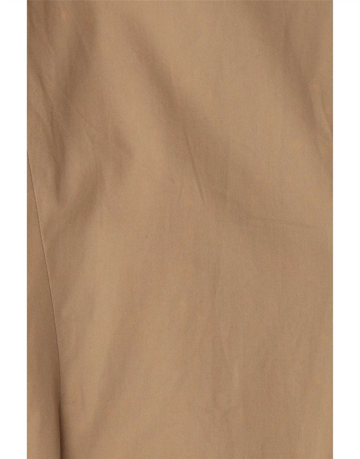 Benetton Womens 3 Button Blazer Jacket IT 48 XL Beige Cotton