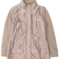 Trussardi Jeans Womens Utility Jacket IT 40 Small Grey Polyester