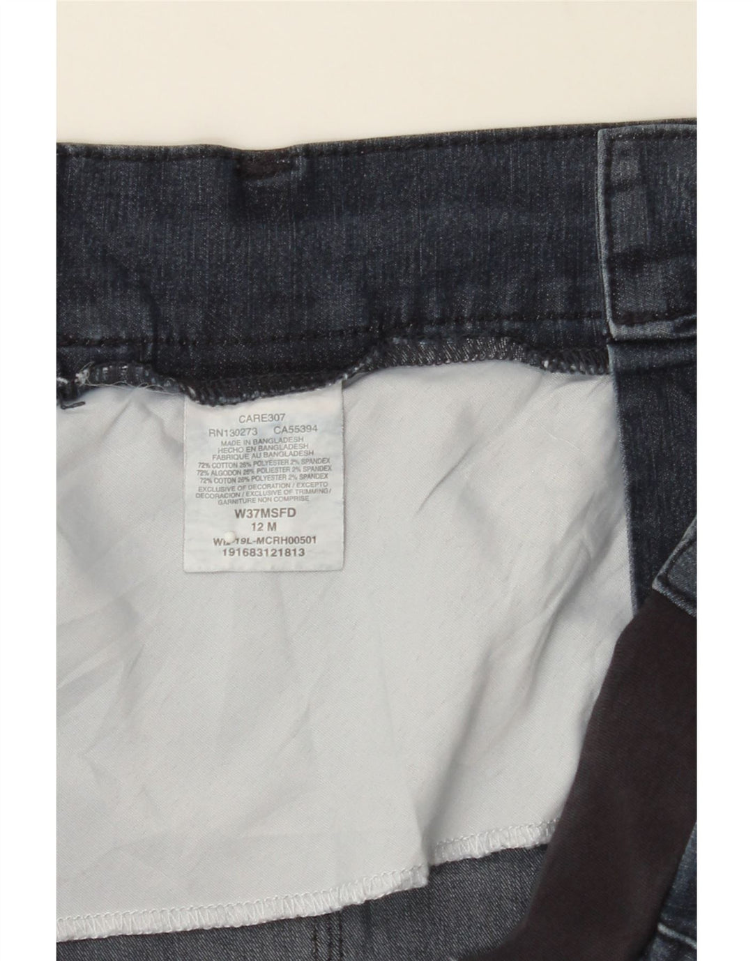 LEE Womens Mid Rise Denim Shorts US 12 Large W34 Blue Cotton Vintage Lee and Second-Hand Lee from Messina Hembry 