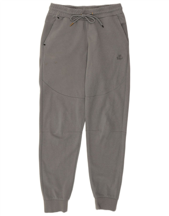 Kappa Mens Tracksuit Trousers Joggers Small  Grey Colourblock