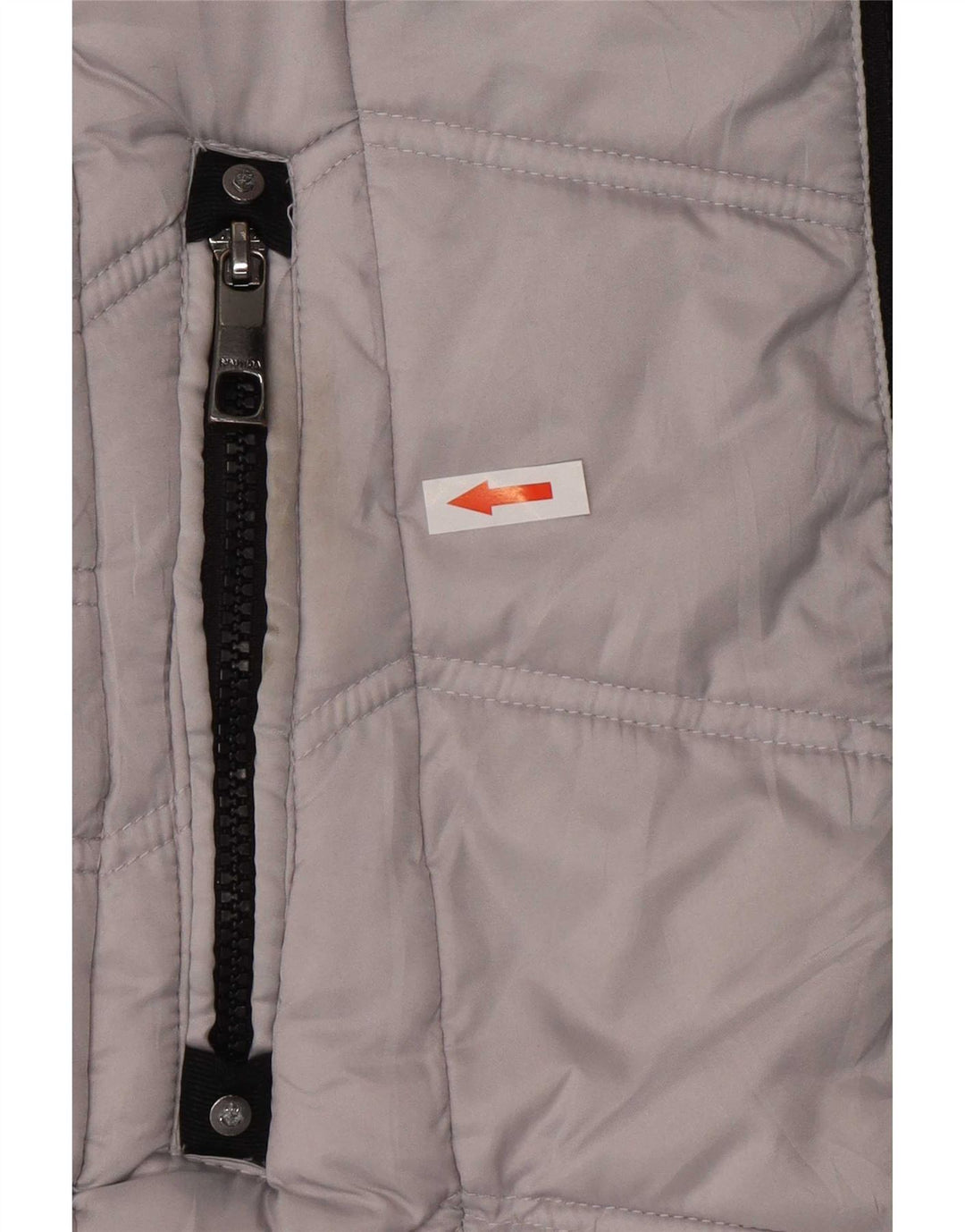 Nautica Womens Hooded Padded Jacket UK 6 XS Grey Polyester