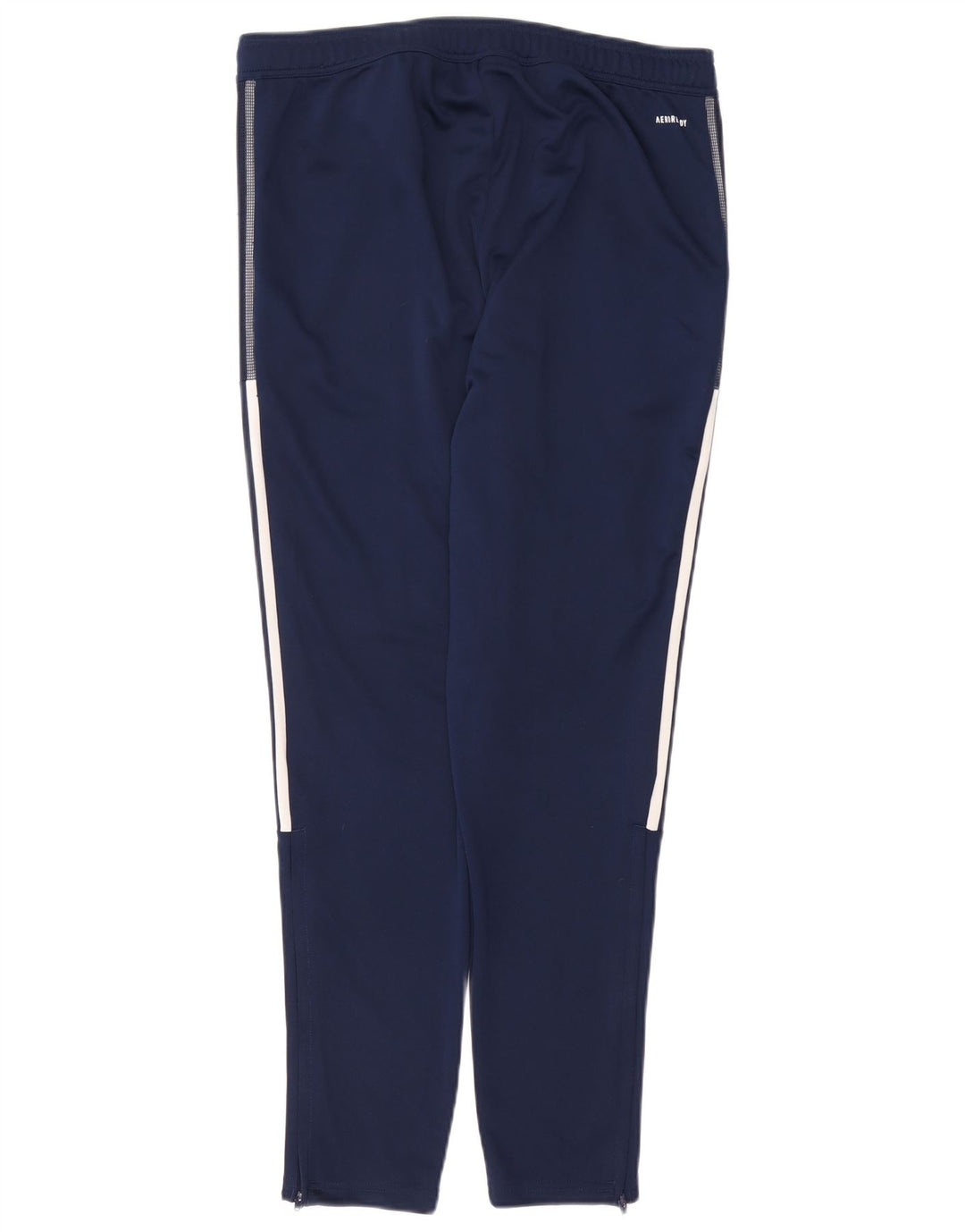 Adidas Mens Aeroready Tracksuit Trousers Large Navy Blue Polyester