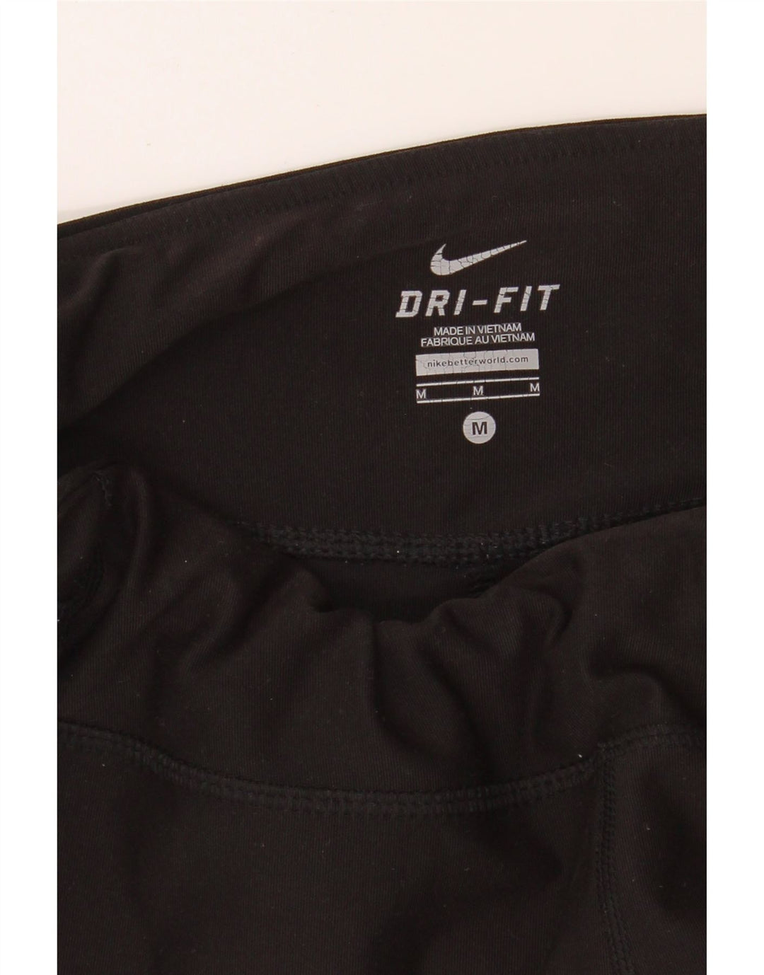 NIKE Womens Dri Fit Tracksuit Trousers UK 14 Medium Black Vintage Nike and Second-Hand Nike from Messina Hembry 