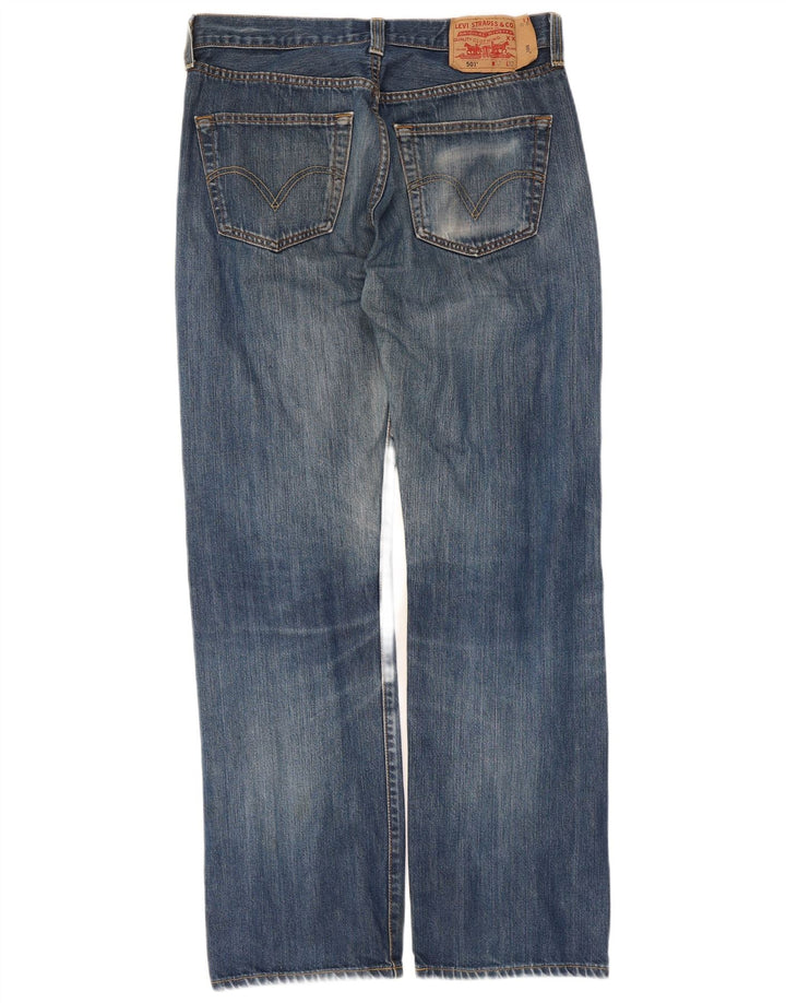 Levi's Mens 501 Straight Jeans W32 L32 Blue