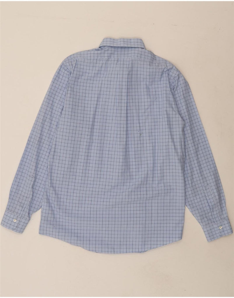 BROOKS BROTHERS Mens Regent Shirt Size 16 1/2 Large Blue Check Cotton Vintage Brooks Brothers and Second-Hand Brooks Brothers from Messina Hembry 
