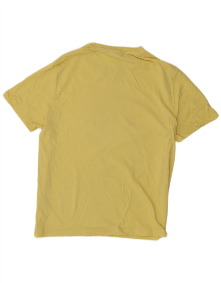 Think Pink Mens Graphic T-Shirt Top IT 48 Medium Yellow Cotton