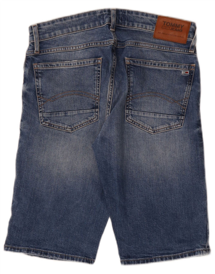 Tommy Hilfiger Mens Relaxed Fit Denim Shorts W30 Medium Blue Cotton