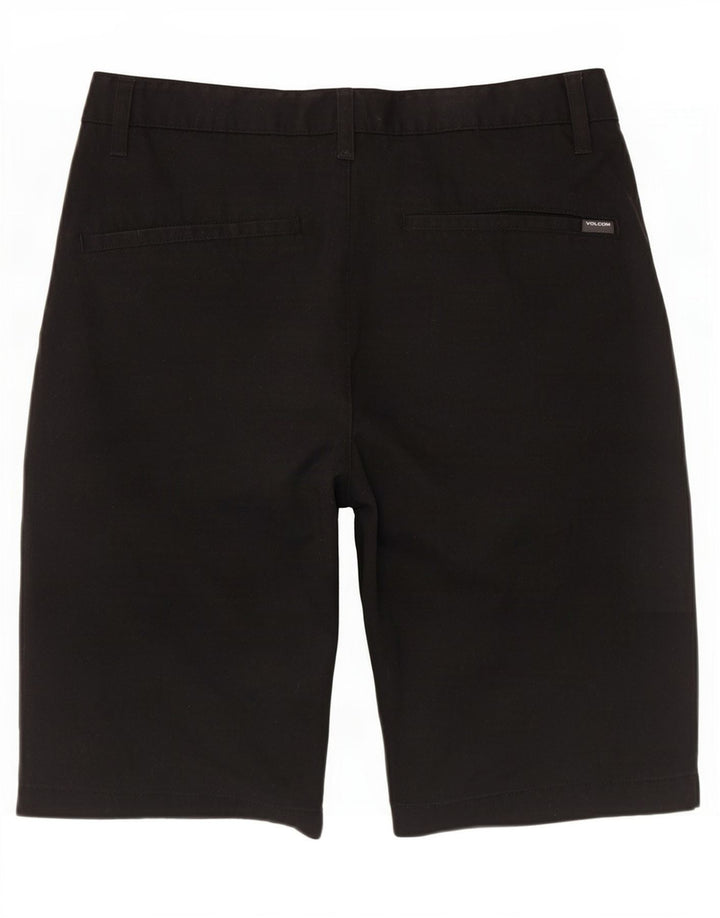 Volcom Mens Chino Shorts W30 Medium Black Cotton