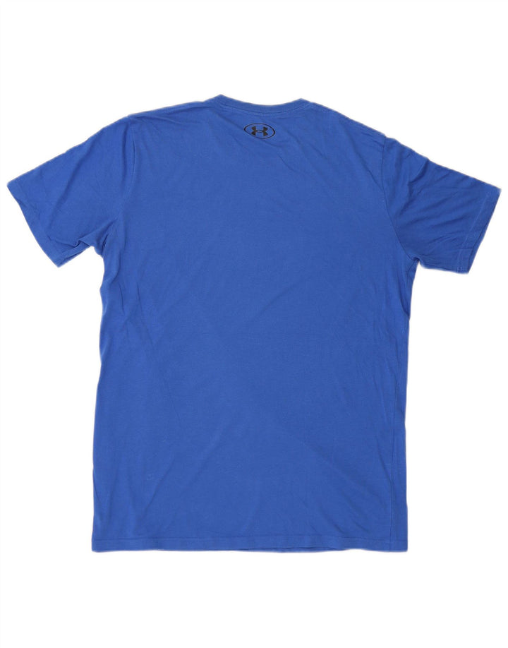 Under Armour Mens T-Shirt Top Medium Blue