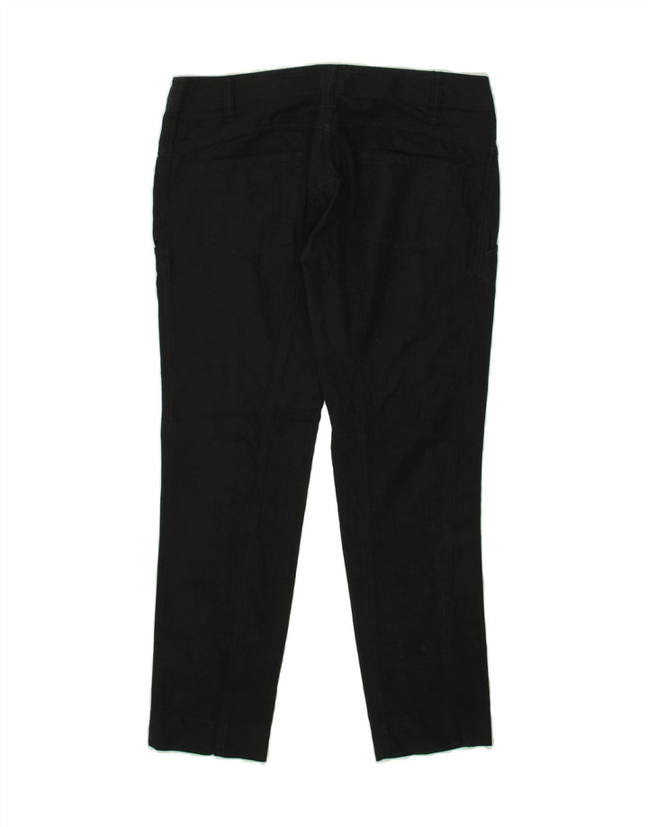 DIESEL Womens Slim Cropped Trousers W28 L26 Black Vintage Diesel and Second-Hand Diesel from Messina Hembry 
