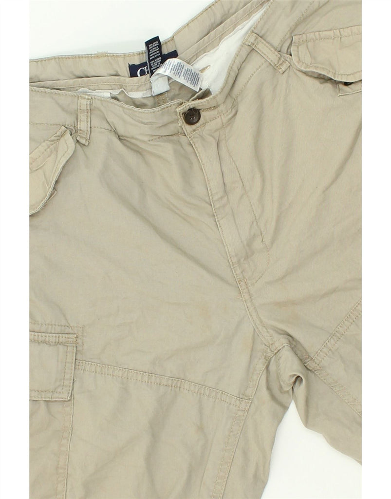 CHAPS Mens Cargo Shorts W36 Large Beige Cotton Vintage Chaps and Second-Hand Chaps from Messina Hembry 