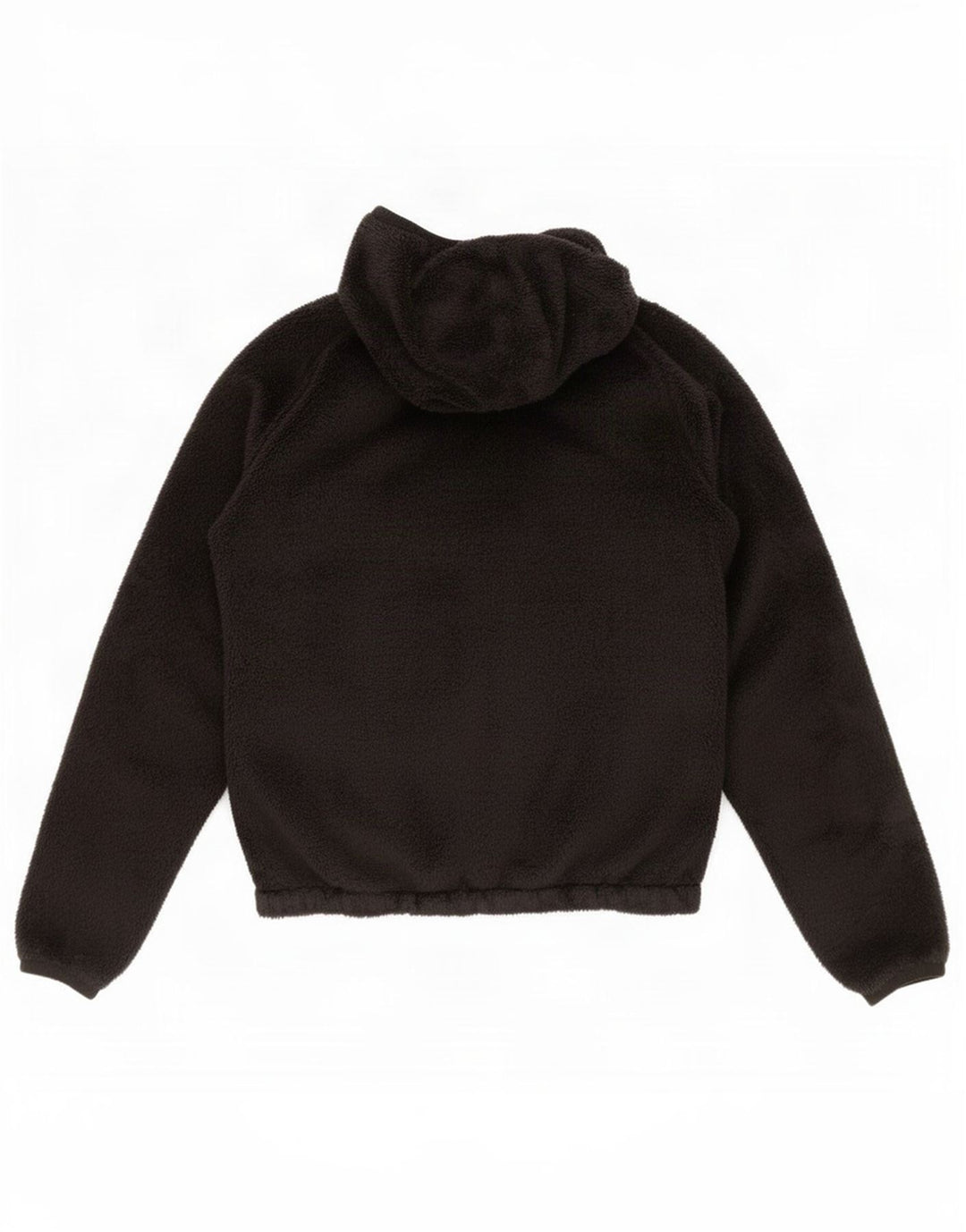 The North Face Womens Hooded Fleece Jacket UK 10 Small Black Polyester