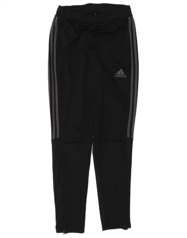 Adidas Mens Aeroready Tracksuit Trousers Small Black Polyester